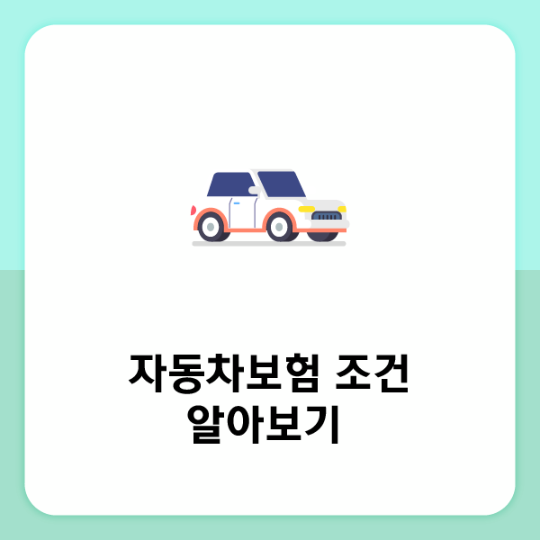  신규자동차보험 알차게 준비해봅시다