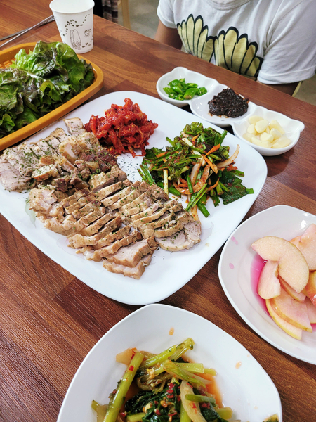  [강원도 동해~강릉] 한식부페 '산호가든' / 동치미 막국수 인생맛집 '구정막국수' / '카페초이' - 내돈내산