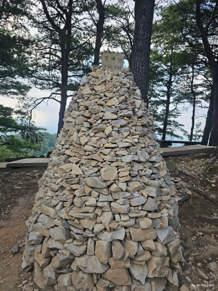  속초 야경 보기 좋은 청대산은 청용암에 주차하면 최단코스로 등산 가능