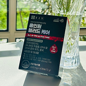 혈압, 혈행, 혈당! 성분좋은 종근당 올인원블러드케어로 한번에 관리하기