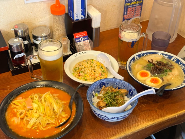  후쿠오카 텐진 맛집 신신라멘 본점 위치 웨이팅 밀키트 후기