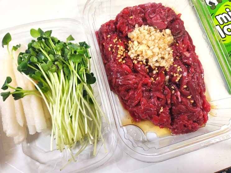 송파역맛집 조선육회 포장 후기 송파역맛집 조선육회 포장 후기