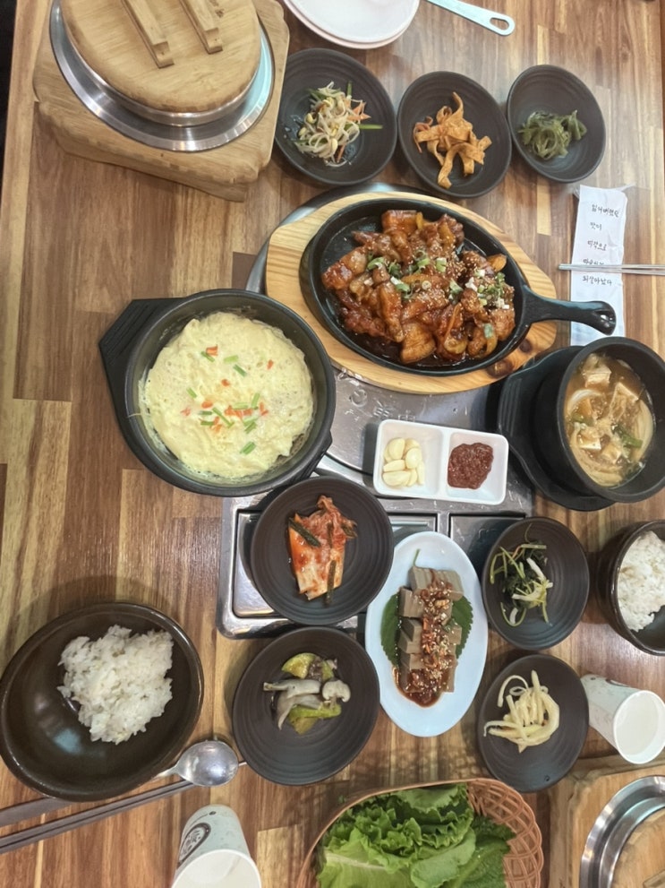  진안 맛집 진안마이산백제회관 흑돈정식 맛있어요!!