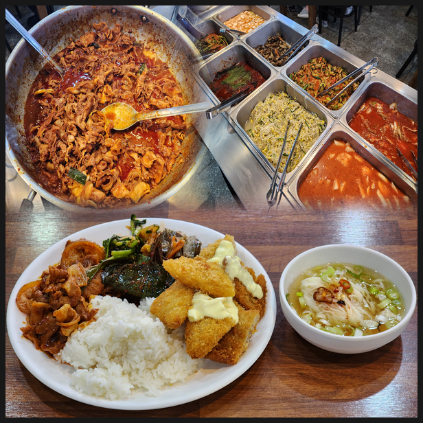  홍대 가성비 좋은 맛집 풍년한식뷔페