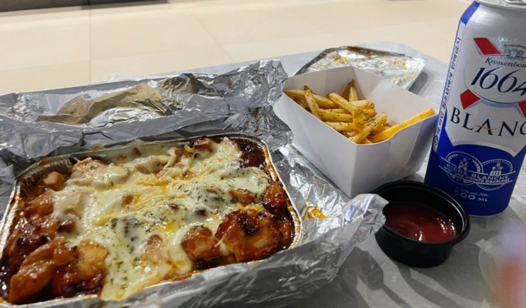  진주 충무공동 치즈불닭 맛집, 배달로 시킨 돈치킨