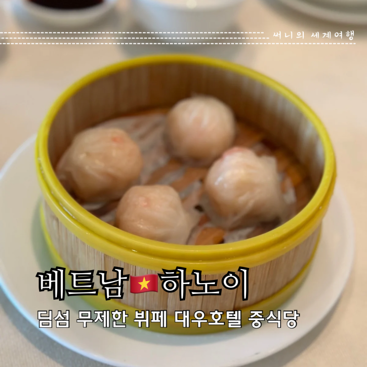 하노이 맛집 딤섬 무제한 뷔페 대우호텔 중식당 Ngan Dinh 하노이 맛집 딤섬 무제한 뷔페 대우호텔 중식당 Ngan Dinh