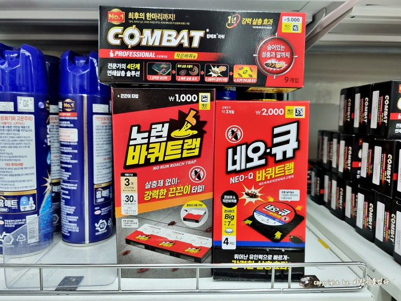 다이소 바퀴벌레약 트랩 종류 사용 후기