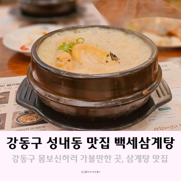 강동구 성내동 맛집 가볼만한곳 백세삼계탕 재방문 후기 강동구 성내동 맛집 가볼만한곳 백세삼계탕 재방문 후기