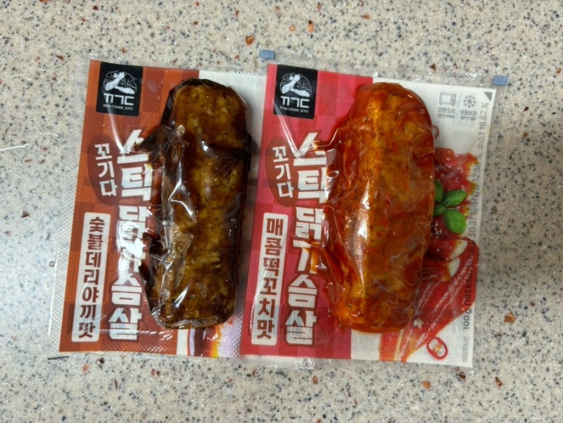 다이어트 식단 꼬기다 스틱닭가슴살 내돈내산(맛,영양정보,할인)