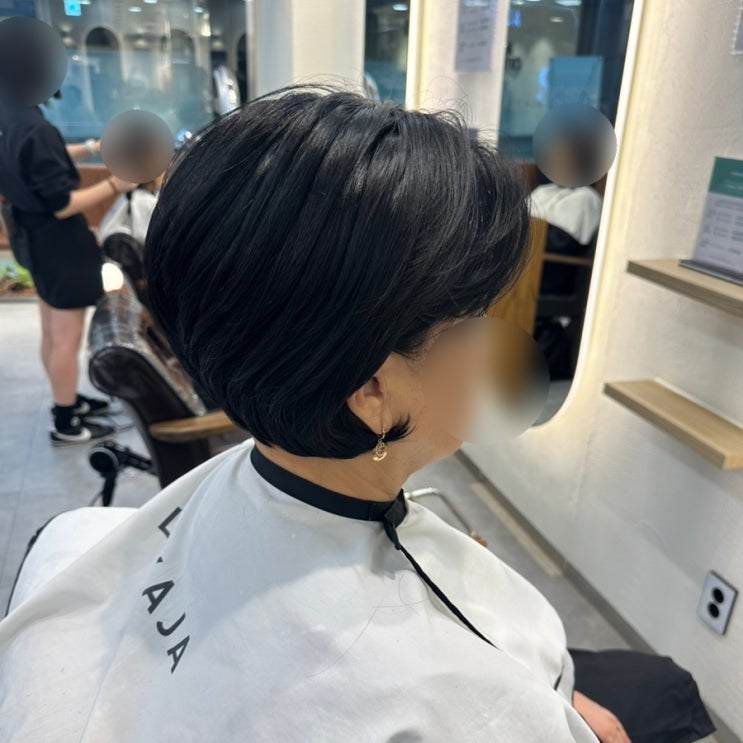  50대 60대 중년 여성 헤어스타일 보브컷 : 미금역 미용실 이가자헤어비스 이천일아울렛미금점 by 아리 디자이너