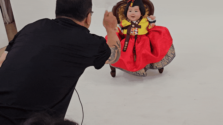  광주백일사진추천 물향기사진관// 어른들이 더 좋아하는 전통백일사진