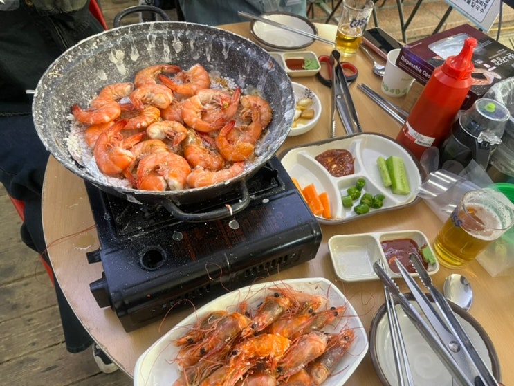  [365 활새우 창우수산] 강남구청 대하구이 강남 새우 맛집