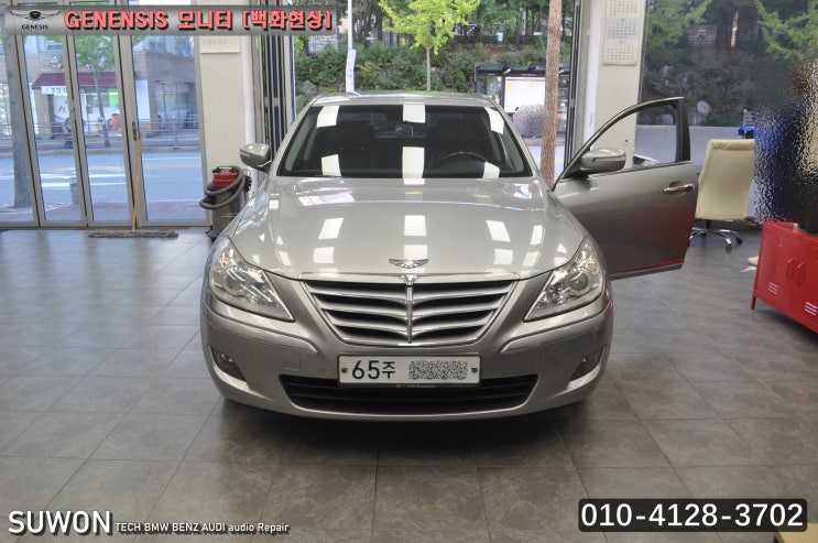  제네시스 모니터 GENESIS BH네비게이션 AFM-700BHD 화면불량 백화현상 메인보드 고장수리 - 수원테크(국산차 오디오 수리전문)