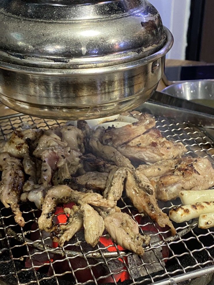  [대구/달서구] 대구 장기동 먹자골목 담백한 구이 맛집 “숯불위에 그린 닭”