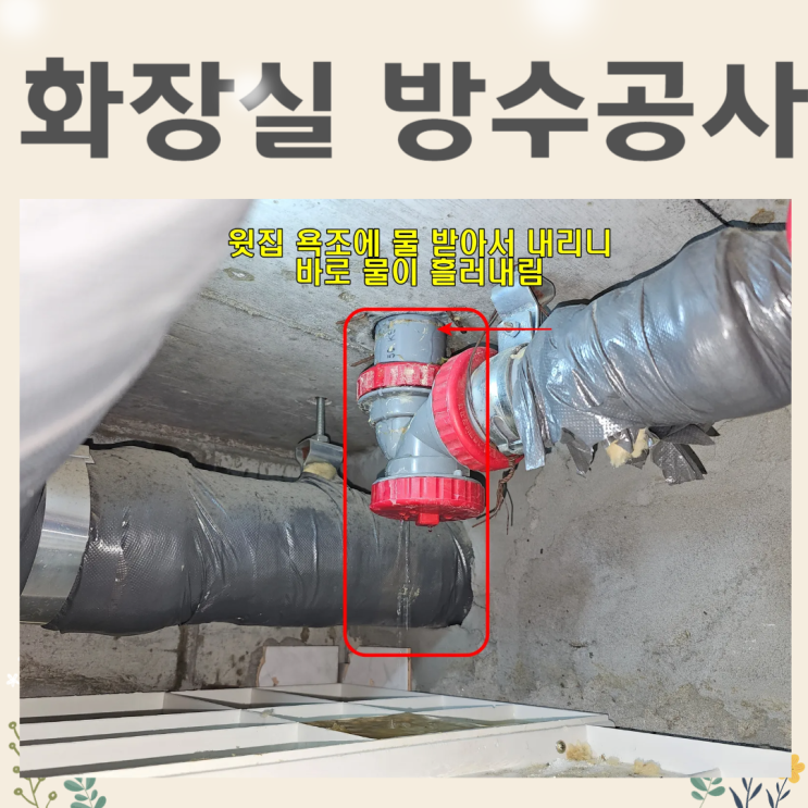  성남 화장실 욕실 배관 누수 분당 욕조 역류 방수 공사 저렴한 곳