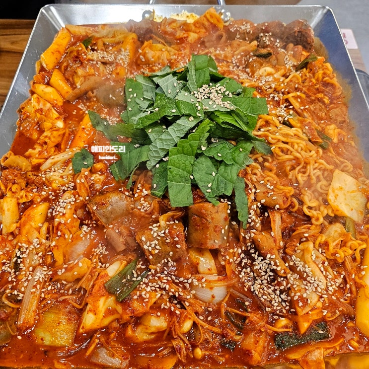  안산 상록수역 맛집 순대실록 뜨끈한 국물도 같이 나오는 순대곱창볶음 내돈내산