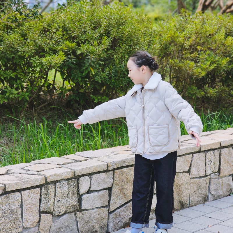 디스커버리키즈 경량패딩 포근하고 따뜻한 가을 코디