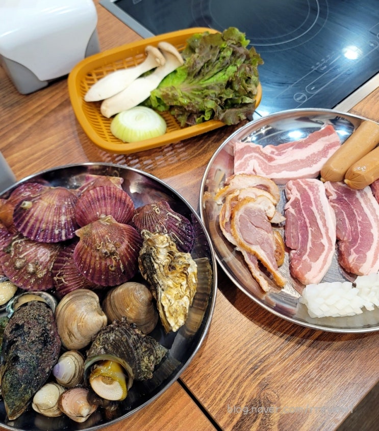  지지네조개마을 교하맛집! 조개, 고기 무한리필 찐후기!