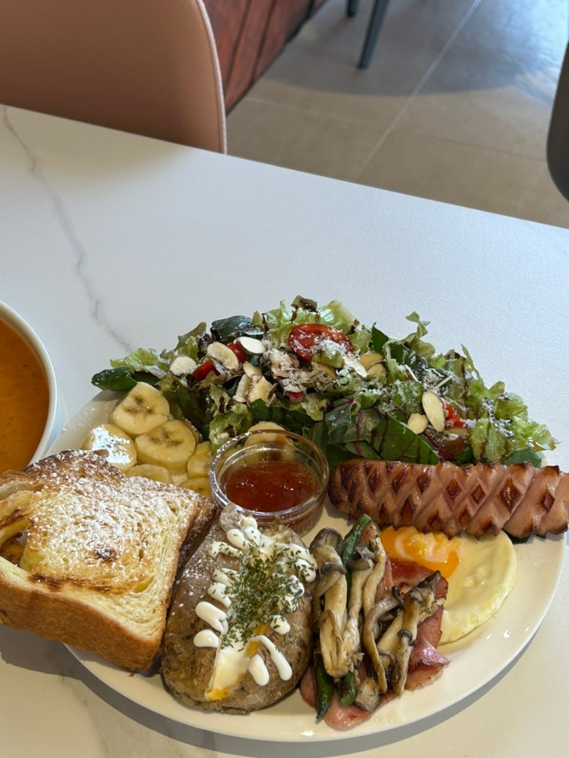 推薦：釜山多大浦附近早午餐咖啡廳美食店「Afterglow」