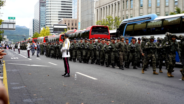  건군 76주년 국군의 날 기념 시가행진(76th korea armed forces day parade)