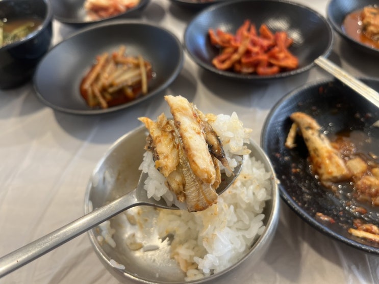  [오천읍맛집] 포항백반 쭈야네에서 갈치조림 공기밥 3그릇 클리어