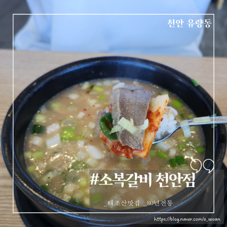  태조산맛집 소복갈비 점식 메뉴 추천