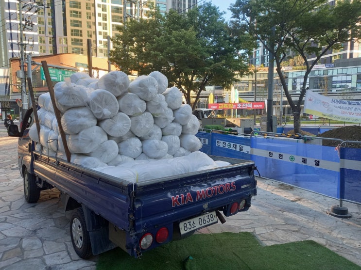  토목용 부직포의 용도 및 규격정보, 자재견적부터 납품까지 한번에 도와드립니다. 서울 강동구 도로정비공사 현장납품