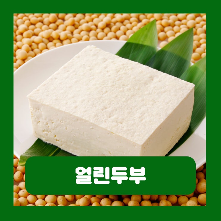  얼린두부 1모 단백질 함량 칼로리 남은 두부 냉동보관 방법