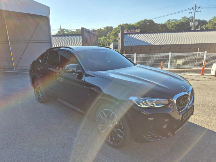  [천안자동차유리]BMW X4 M40i 버텍스900 썬루프포함 전체시공