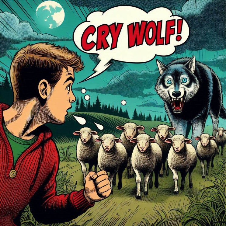 Cry wolf 의 뜻과 유래, 거짓말하지 마!