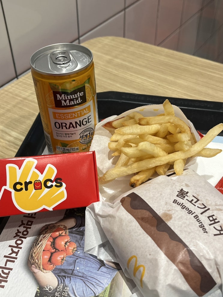  맥도날드 해피밀 크록스 키링 2차 내돈내산