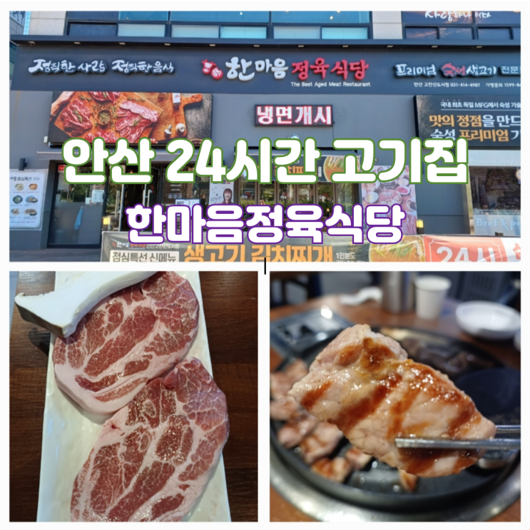 고잔신도시 고기 맛집 안산 24시간 고기집 고잔동회식장소 한마음정육식당 고잔신도시 고기 맛집 안산 24시간 고기집 고잔동회식장소 한마음정육식당