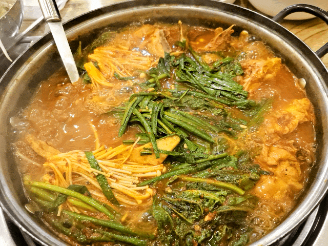  [일산 백석] 논산댁 닭볶음탕 소고기 샤브샤브