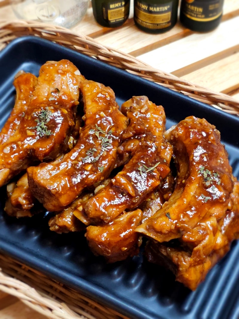바베큐 폭립 만들기 돼지고기 등갈비 폭립소스 양념 레시피 손님초대요리