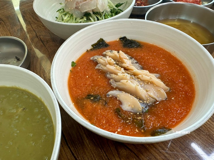  2박 3일 제주도 여행, 제주공항 근처 물회 맛집 : 도두해녀의집