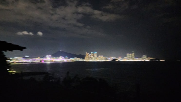 부산 백패킹 ~ 해운대, 광안대교 야경 조망자리