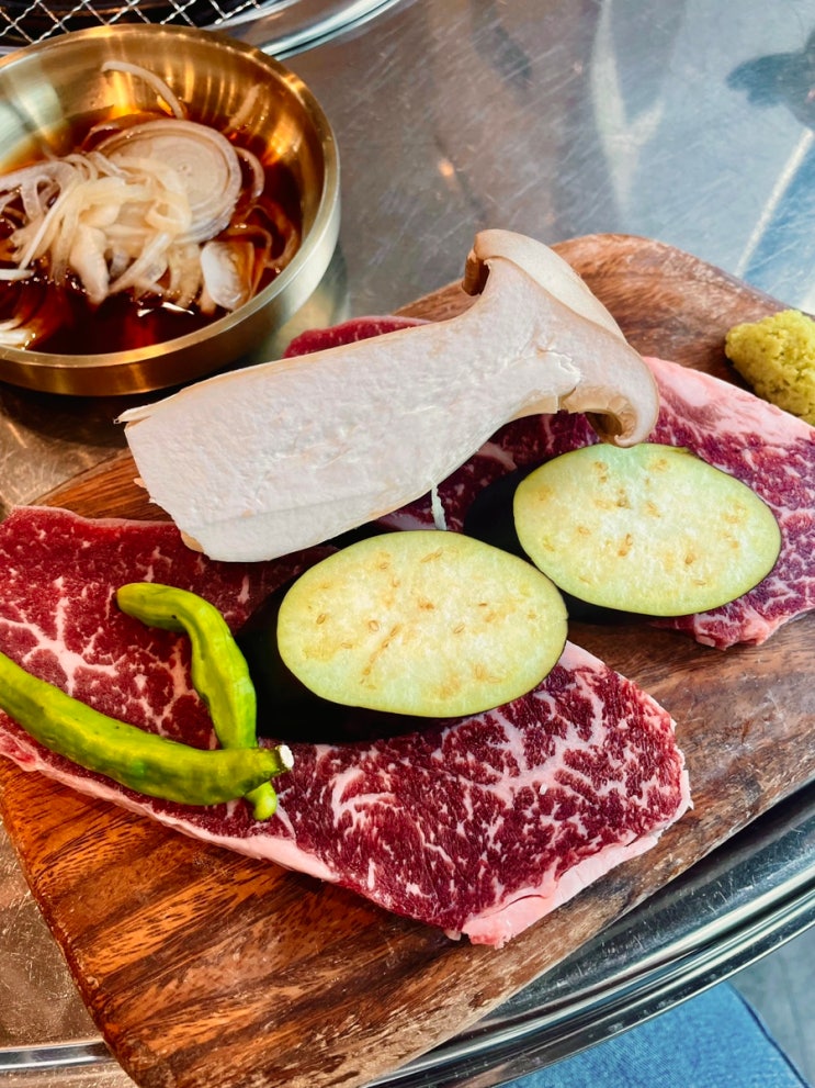 남위례소고기 한우랑생갈비 위례점:) 횡성한우꽃등심, 뭉티기 맛집