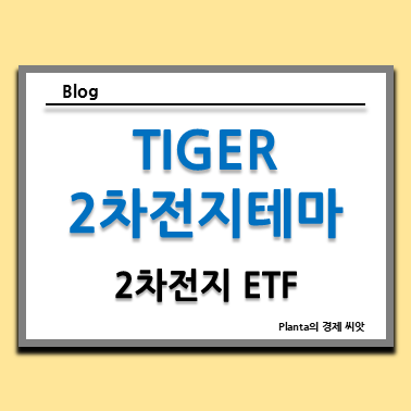  타이거 TIGER 2차전지테마 ETF 주식 주가 전망
