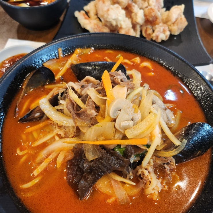 부산 부전동 중식 맛집 흥화반점 짬뽕과 탕수육, 그리고 쉽커피까지