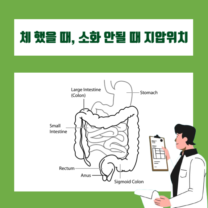  소화 안될 때 지압 위치는 어디일까?