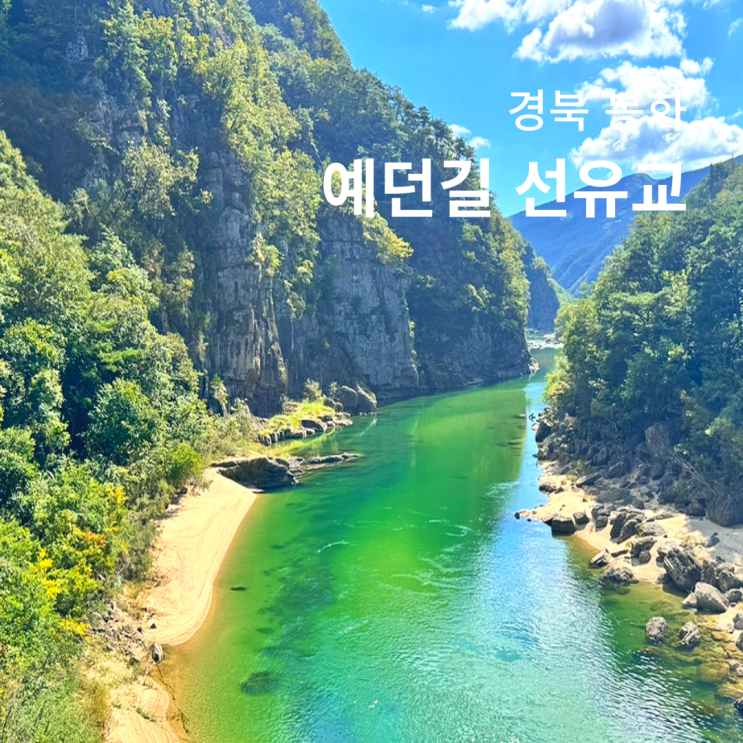  봉화 예던길 선유교 35번 국도 출렁다리 미슐랭 그린가이드