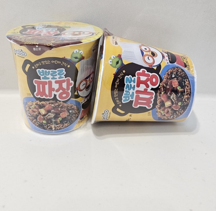  유아 컵라면) 뽀로로 짜장