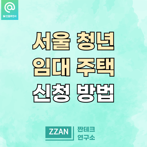 서울청년 <b>임대주택</b> 3차 <b>공공임대</b>아파트 신청 (ft. <b>역세권</b> 청년... 