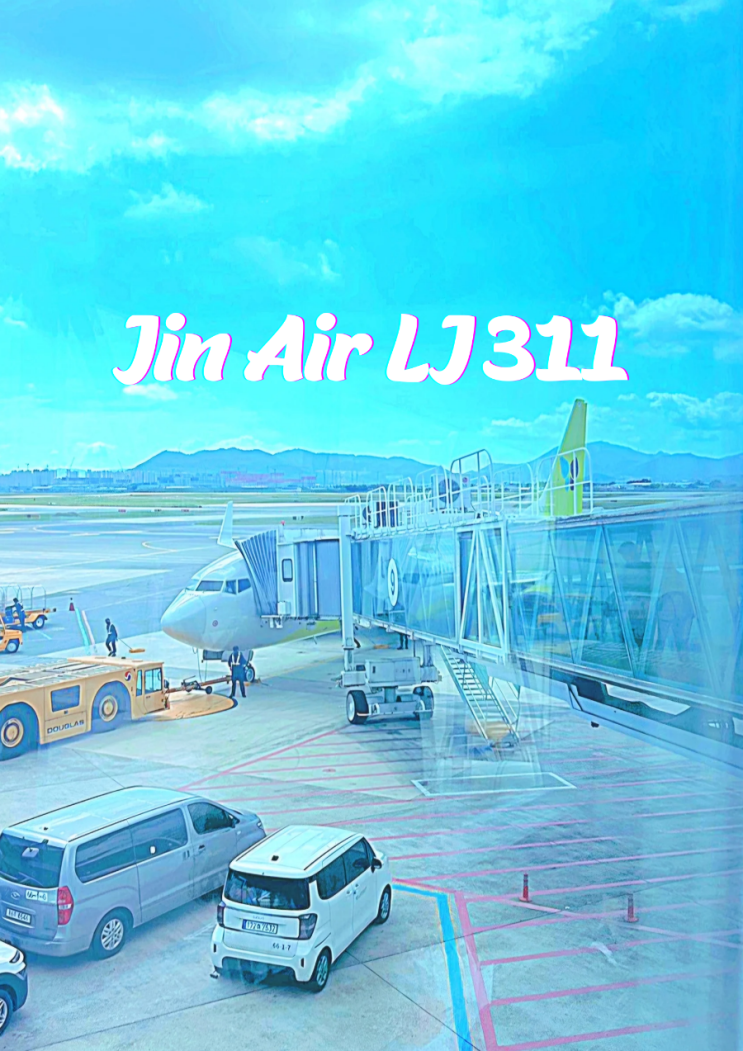  진에어 LJ311 김해에서 삿포로 모바일 체크인 좌석 지정