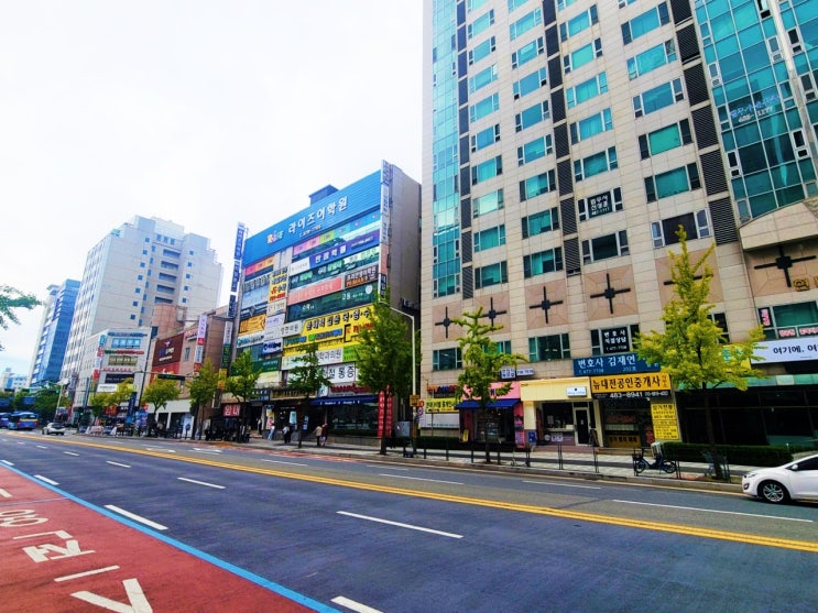  대전 둔산동 유동인구 많고 가시성 뛰어난 1층 카페 임대(fr 권리금 저렴)