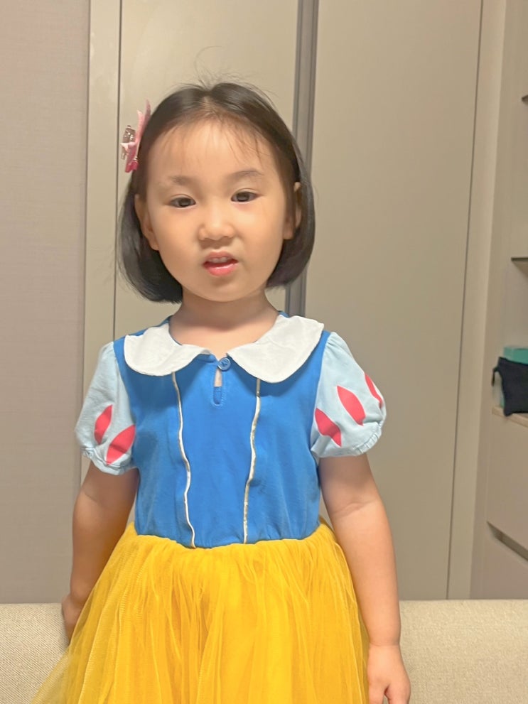  단발이 대세 4살 여자아이 단발머리 도전