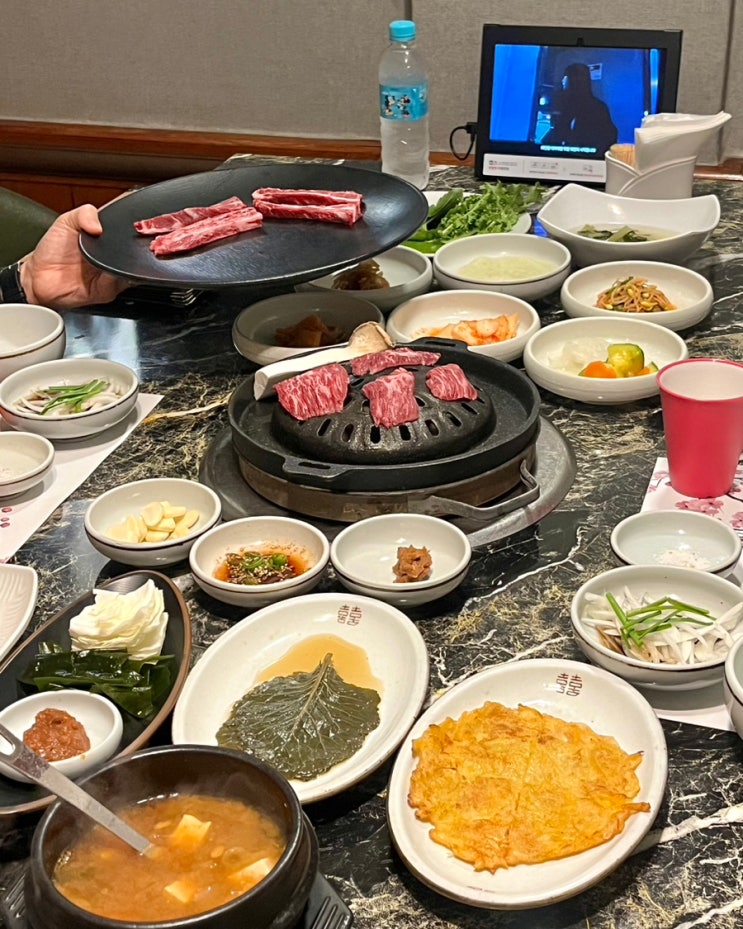  부산 온천동 맛집 '해월' 동래 상견례 가족외식 점심특선 한우 한정식 룸식당