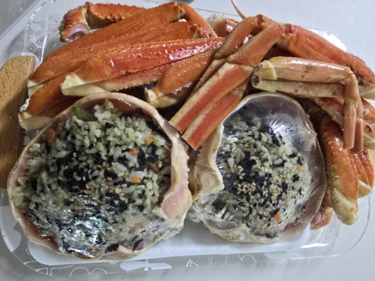  강원도 속초 대게를 언제든지 집에서~[생생 대게 회 직판장] 볶음밥은 서비스