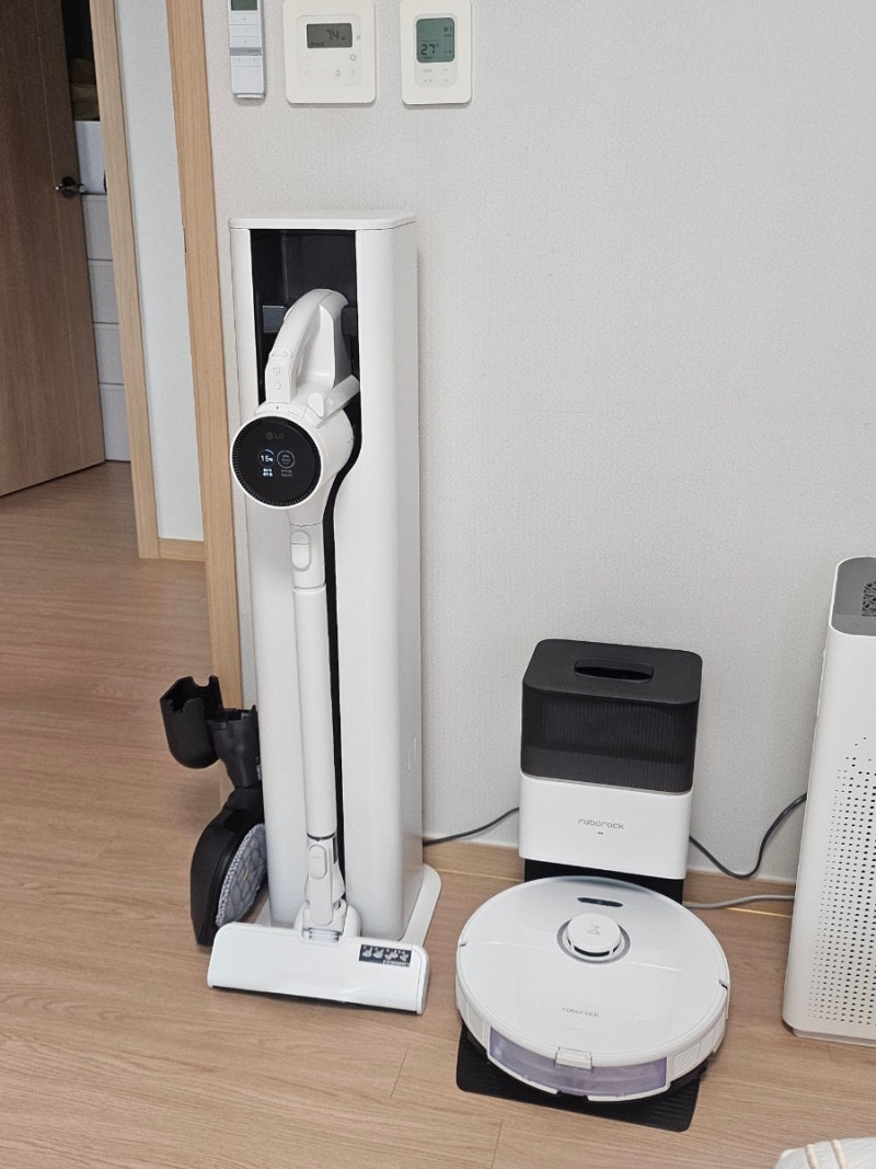 LG 코드제로 오브제컬렉션 청소기 A9S (AX958AHE) 사용후기, 스팀물걸레 사용법