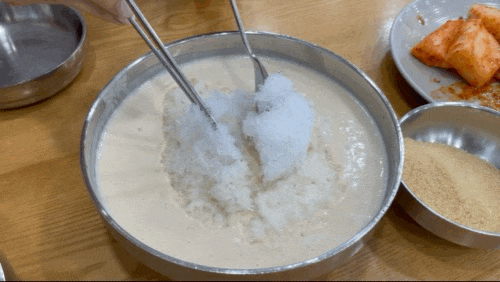 김대중컨벤션센터 맛집 상무팥죽 본점 팥죽, 콩물국수 내돈내산 후기